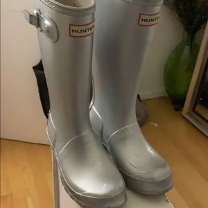 Silver Hunter Rain boots